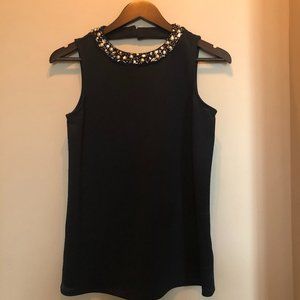 Embellished Navy Blue Top